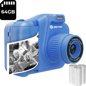 Denver KPC-1370 blauw kindercamera met printer