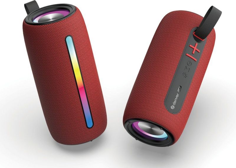 Denver - BTL360 - Bluetooth Speaker - RGB - MicroSD en USB-ingang