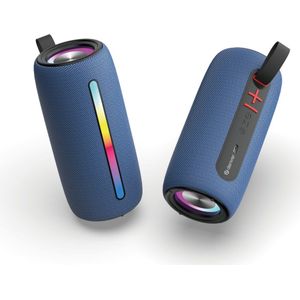 Denver Bluetooth Speaker Draadloos - Lichteffecten - Muziek Box - AUX - TWS Pairing - BTL360 - Blauw