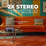 Denver - MDA525 - DAB Radio CD Speler - Retro - Bluetooth - USB-poort