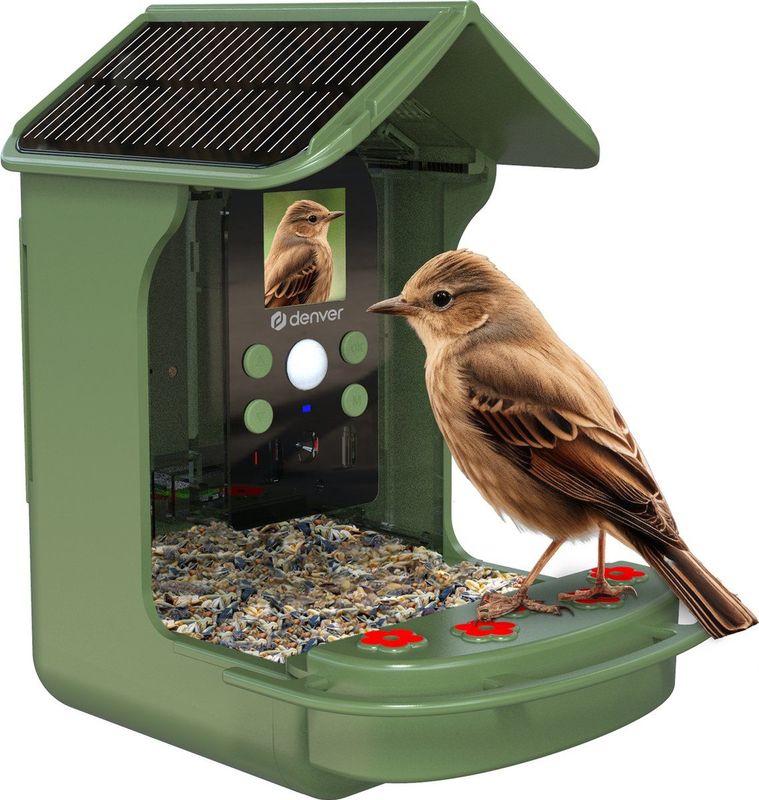 Denver - BFC1200 - Vogelhuisje met Camera - Full HD - 12MP - Vogelvoederhuisje