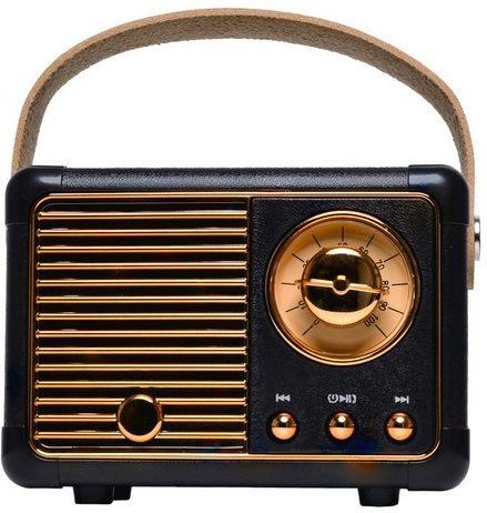 Denver BTP-203 - Bluetooth Luidspreker - Zwart - Oplaadbare Batterij