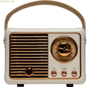 Denver - BTP-203 - Bluetooth Luidspreker - Wit - Goud