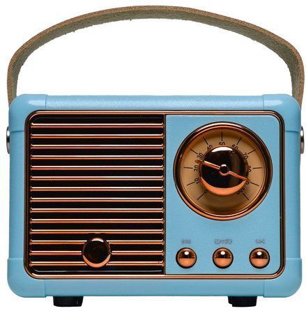 Denver - BTP-203 - Bluetooth Luidspreker - Turkoois - Oplaadbare Batterij