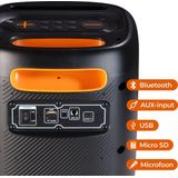 DENVER BPS165 - Partyspeaker - Zwart - Bluetooth - 200W Maximaal Vermogen