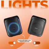 DENVER BPS165 - Partyspeaker - Zwart - Bluetooth - 200W Maximaal Vermogen