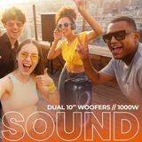 Denver - BPS-458 - Bluetooth Party Speaker - Zwart - Inclusief Microfoon