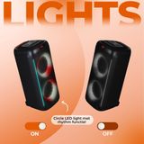 Denver - BPS-458 - Bluetooth Party Speaker - Zwart - Inclusief Microfoon