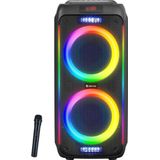 Denver - BPS-458 - Bluetooth Party Speaker - Zwart - Inclusief Microfoon