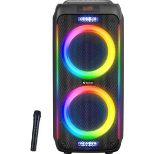Denver - BPS-458 - Bluetooth Party Speaker - Zwart - Inclusief Microfoon