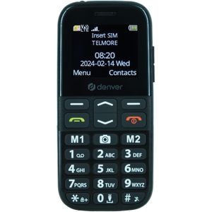 Denver Senioren Mobiele Telefoon - 4G - Grote Toetsen - SOS Knop