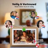 DENVER - PFF1543 - Digitale Fotolijst - 15.6 Inch - Full HD - Hout Look