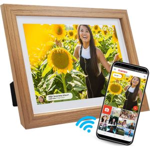 DENVER - PFF1543 - Digitale Fotolijst - 15.6 Inch - Full HD - Hout Look