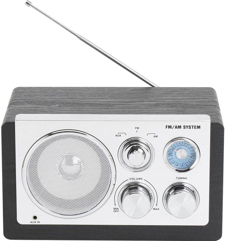 Denver - TR63 - Draagbare FM Radio - Zwart - Werkt op Batterijen of Netstroom