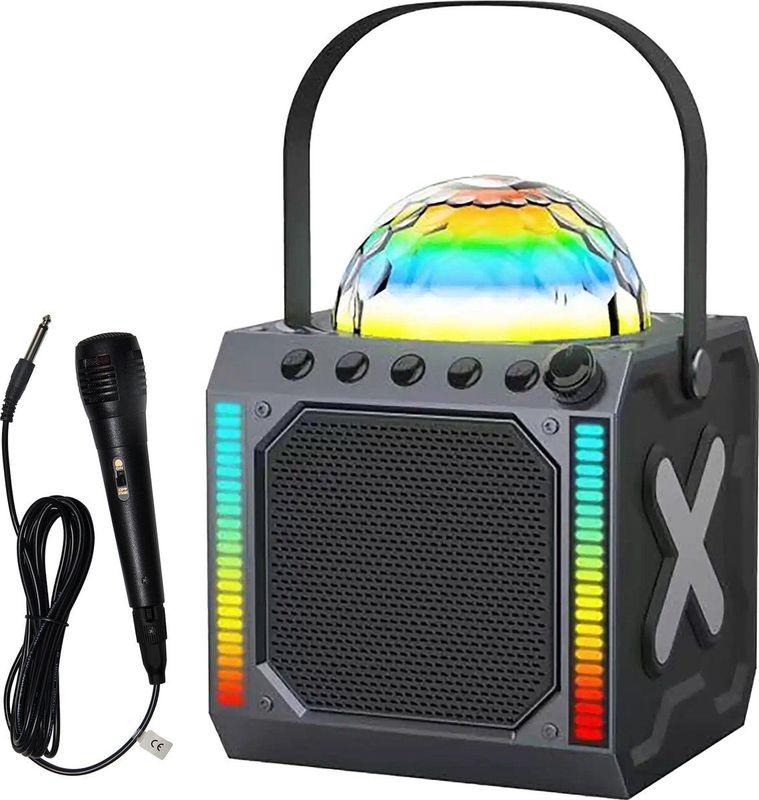 Denver Karaoke Set - Discolichten - Bluetooth - Incl. Microfoon - BTM618