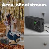 Denver - DAB57 - DAB+/FM Wekkerradio - Bluetooth - Zwart