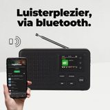Denver - DAB57 - DAB+/FM Wekkerradio - Bluetooth - Zwart