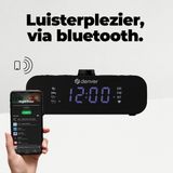 Denver Wekkerradio DAB met Bluetooth - Digitale Wekker - Opladen via USB-C - FM Radio - Dual Alarm - CRD515