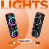 Denver - BPS459 - Bluetooth Speaker - Zwart - Incl. Draadloze Microfoon