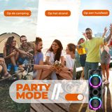 Denver - BPS459 - Bluetooth Speaker - Zwart - Incl. Draadloze Microfoon