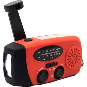 Denver - SCR2005 - Noodradio - Zonne-energie - FM - Powerbank - Zaklamp