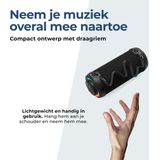 Denver - BTG-213 - Draadloze Bluetooth Speaker - Lichteffecten - AUX - TWS Pairing