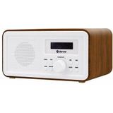 Denver - DAB30DW - Retro Radio - DAB+ / FM - Draagbaar - Batterij & Netstroom