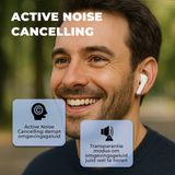 Denver - TWD305 - Draadloze Oortjes - Bluetooth - ANC - Oordopjes - Touchscreen