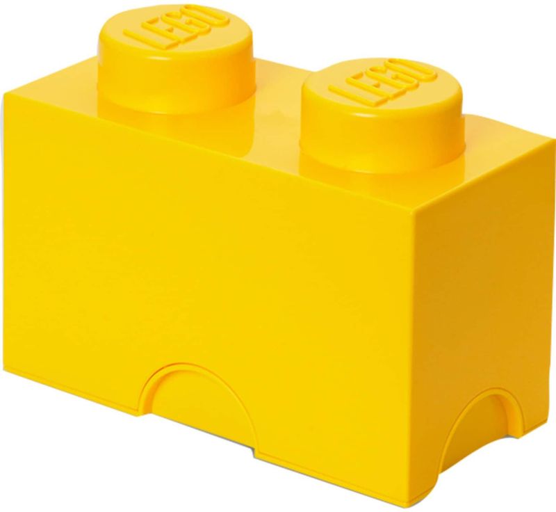 Lego - Opbergbox Brick 2 - Polypropyleen - Geel
