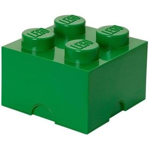 Lego - Opbergbox Brick 4 - Polypropyleen - Groen