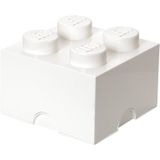 Opbergbox Brick 4, Wit - LEGO