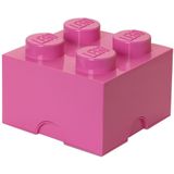 Lego - Opbergbox Brick 4 - Polypropyleen - Roze