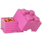 Lego - Opbergbox Brick 4 - Polypropyleen - Roze