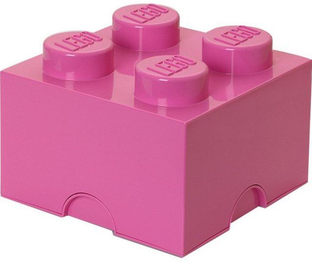 Lego - Opbergbox Brick 4 - Polypropyleen - Roze