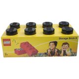 Lego Opbergbox Brick 8 Polypropyleen Zwart