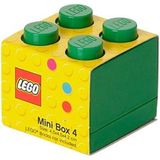 LEGO Opbergbox Mini Brick 4 Polypropyleen Groen