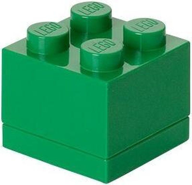 LEGO Opbergbox Mini Brick 4 Polypropyleen Groen