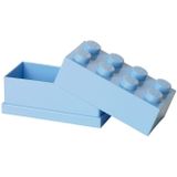 LEGO - Mini Box 8 Opbergbox - 180 ml - Kunststof - Lichtblauw
