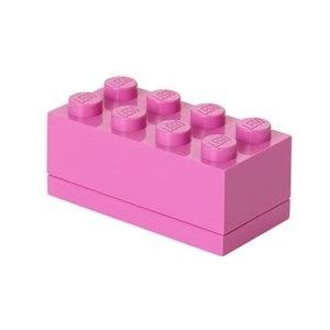Opbergbox Lego Mini Brick 8 Roze