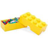 LEGO - Lunchbox Brick 8 - Geel - Polypropyleen