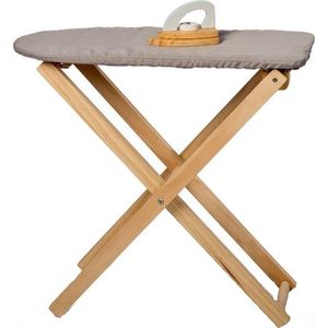 Mamamemo - Houten Strijkplank met Stijkijzer - Houten speelgoed