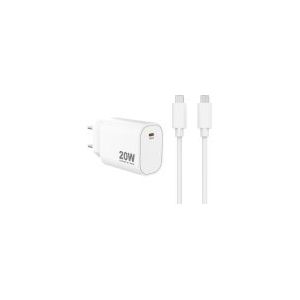 Sinox - MOBILITY POWER - Lichtnetadapter USB-C PD 20W w/C-C, White