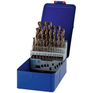 Irwin HSS Metaalboor 135° Cobalt, 25-delige set in metalen koffer: 1,0 - 13,0 mm in stappen van 0,5 mm - 10503730