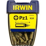 Irwin Pozidriv Pz1 - 1/4”/25 mm - 10 stuks - 10504338