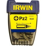 Irwin Pozidriv Pz2 - 1/4”/25 mm - 10 stuks - 10504339