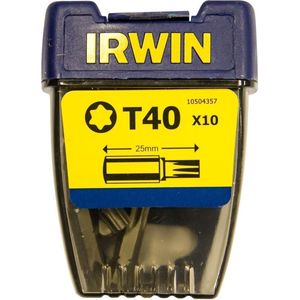 Irwin Torx T40 - 1/4”/25 mm - 10 stuks - 10504357