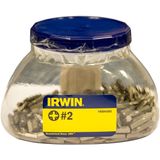 Irwin Grot 1/4 inch/25mm Pozidriv Pz2 w słoju 250 stuks 10504383