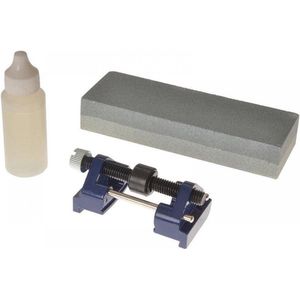 Irwin 10507932 Marples Beitel Slijpgereedschap Set met Honing Gids, Steen en Olie, 3 Stuks