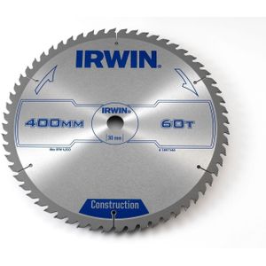 Irwin Cirkelzaagblad voor Hout | Construction | Ø 400mm Asgat 30mm 60T - 1897348