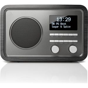 Argon - Radio 1 - DAB+ Radio - Zwart - Compact Ontwerp - OLED-Display